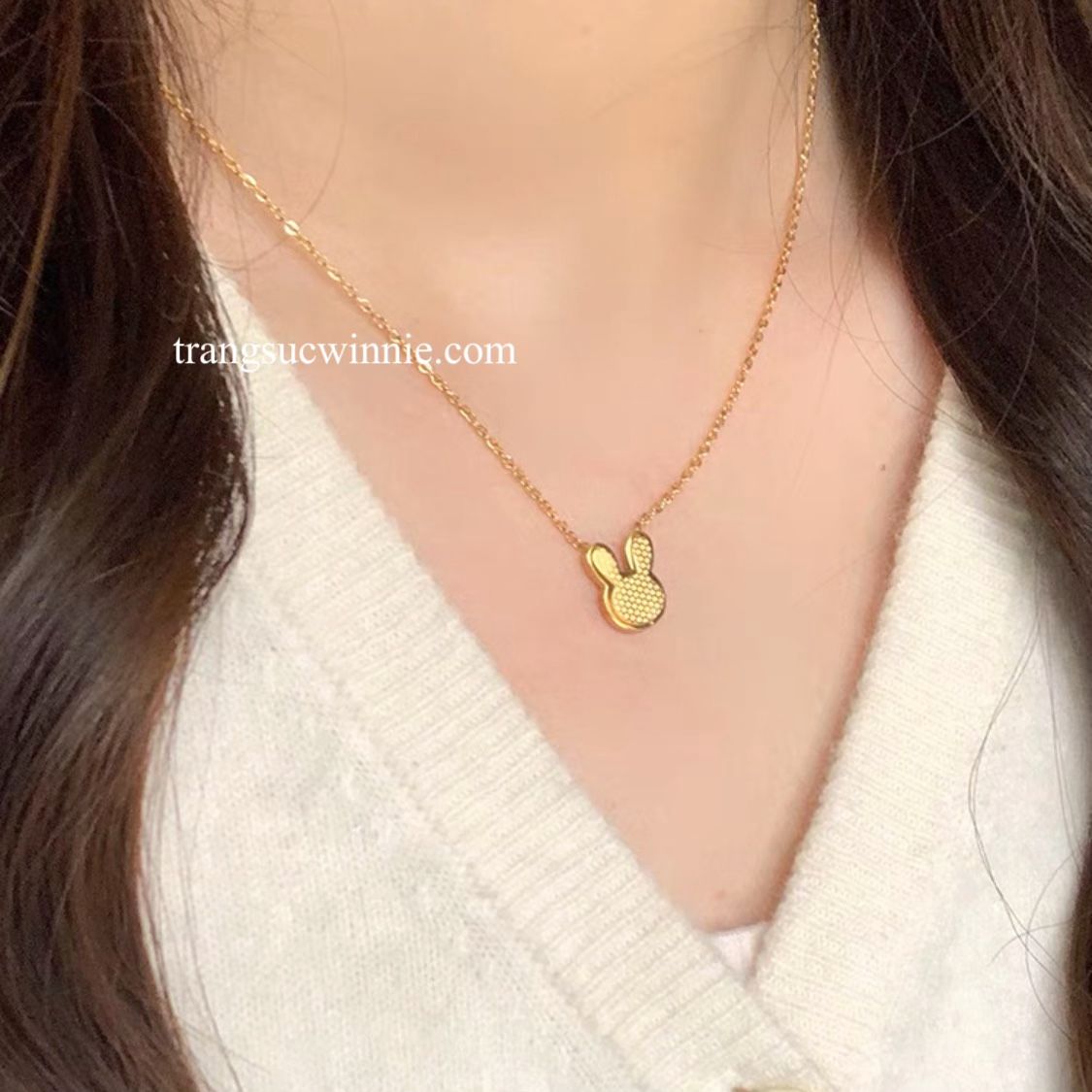Dây chuyền titan Tai thỏ