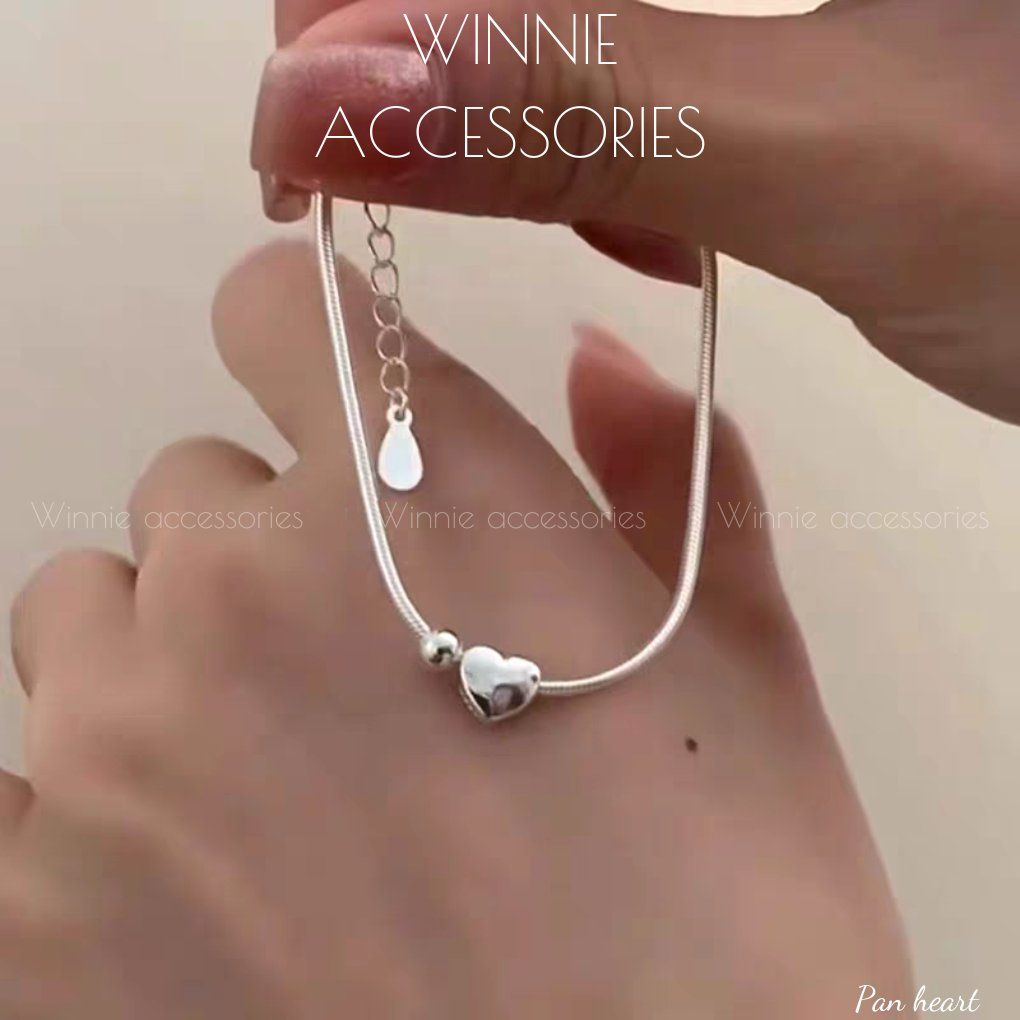 Lắc tay Bạc S925 Pan heart