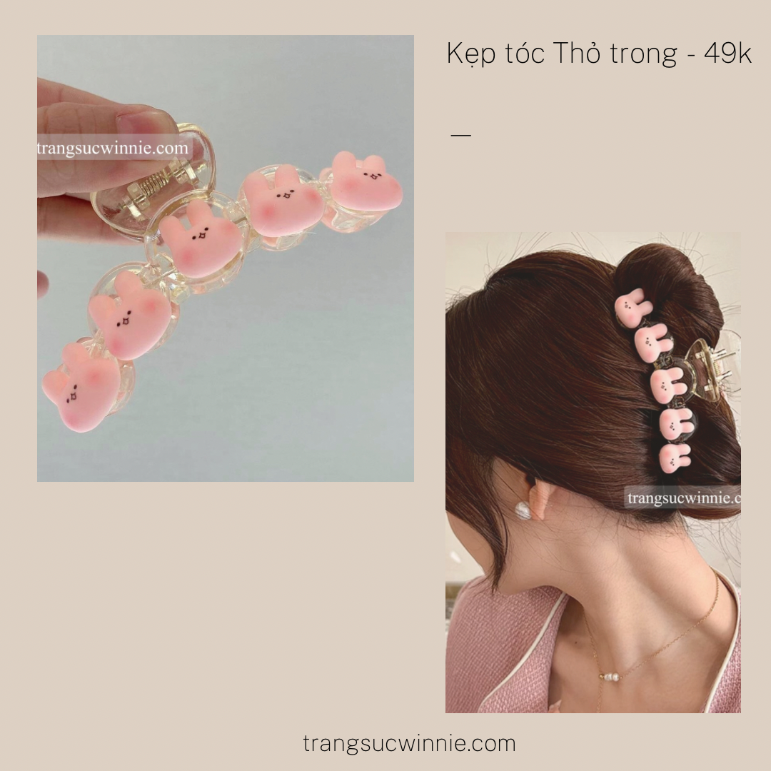 Kẹp tóc Thỏ trong