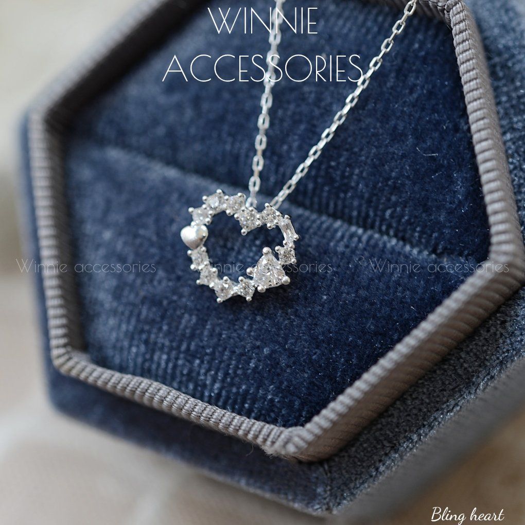 Dây chuyền Bạc S925 Bling heart
