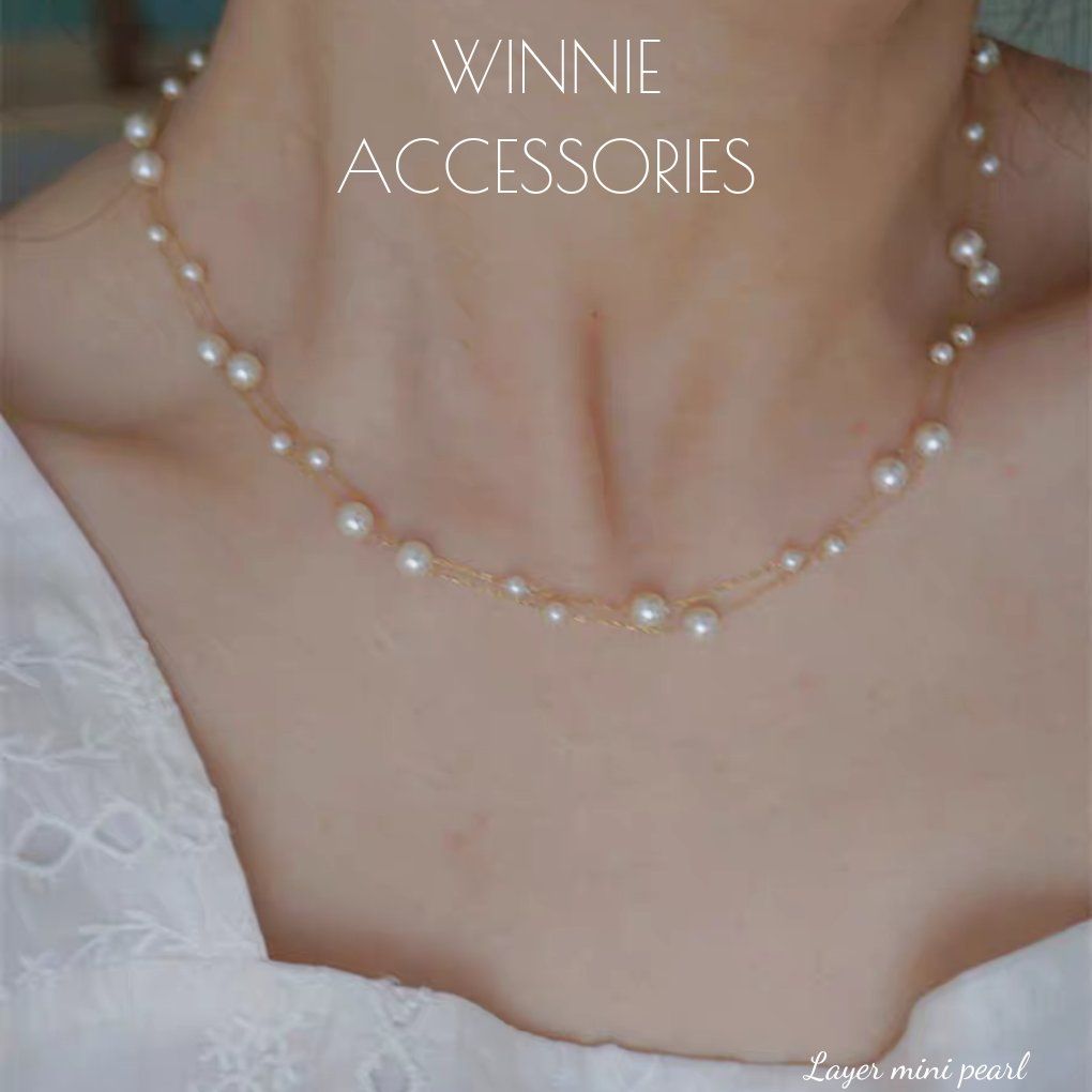 Dây chuyền Titan Layer Mini pearl