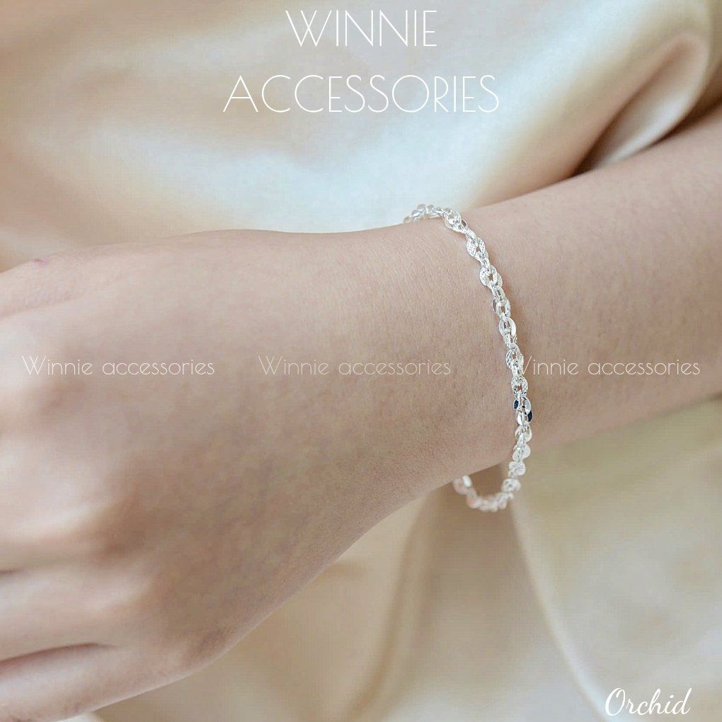 Lắc tay Bạc S925 Orchid
