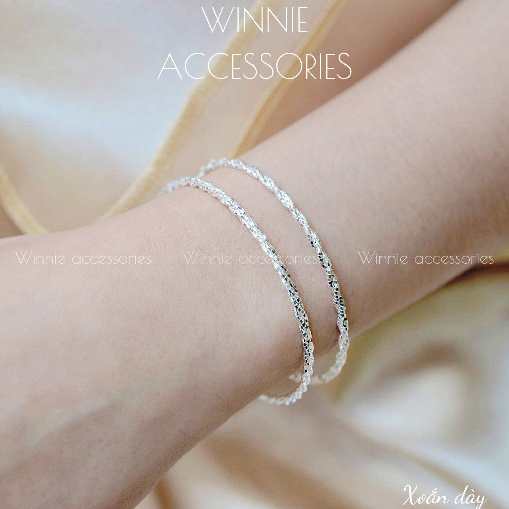 Lắc tay Bạc S925 3 xoắn dày