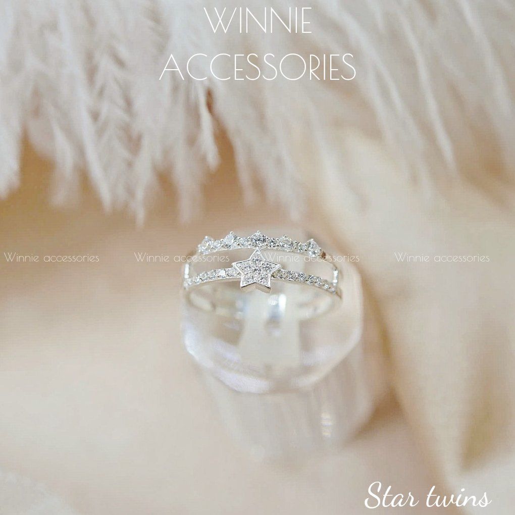 Nhẫn Bạc S925 Star twins