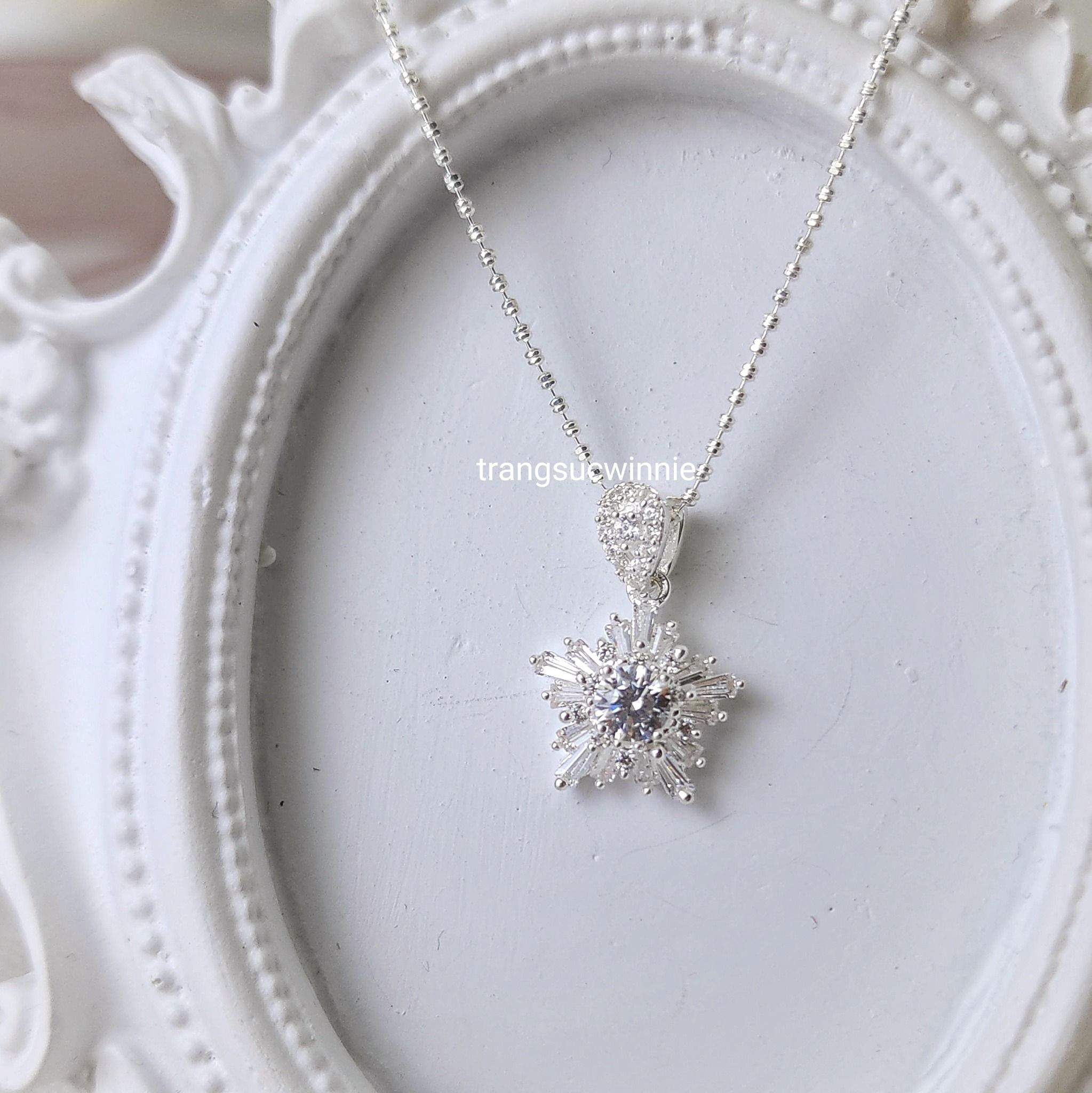 Charm Bạc S925 Snowflake