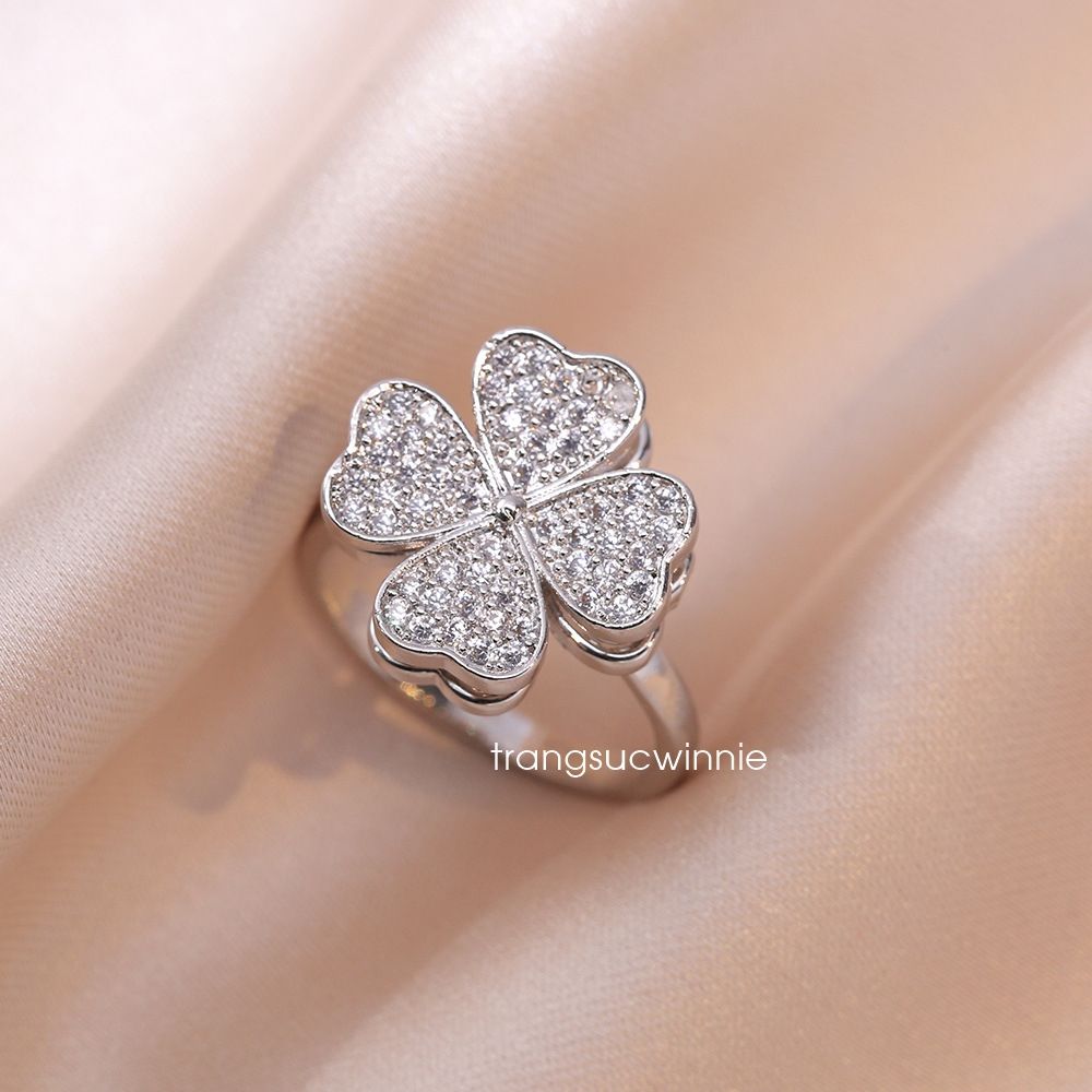 Nhẫn titan Set Clover B