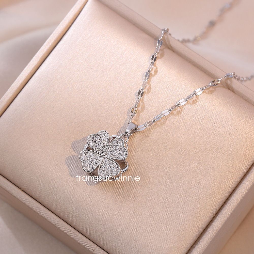Dây chuyền titan Set Clover B