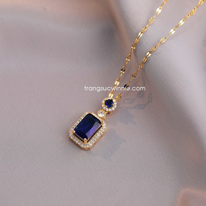 Dây chuyền titan Sapphire