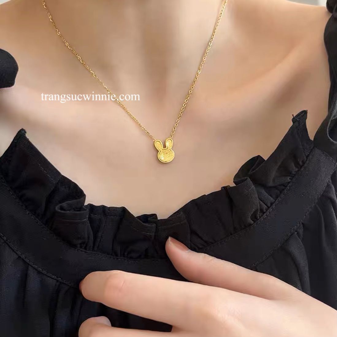 Dây chuyền titan Tai thỏ