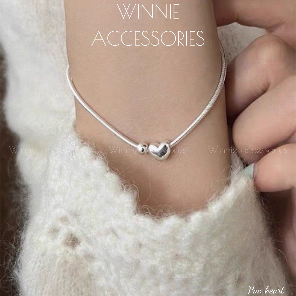Lắc tay Bạc S925 Pan heart