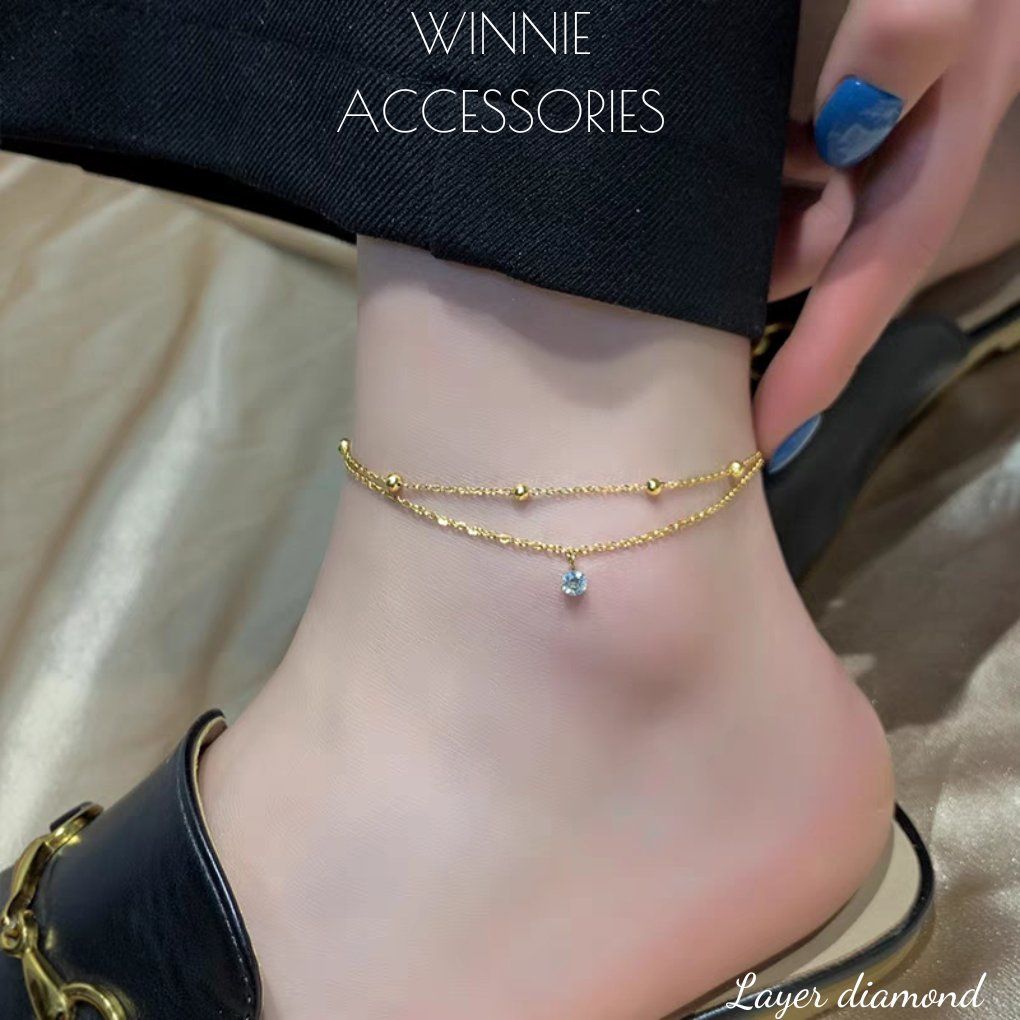 Lắc chân Titan Layer Diamond