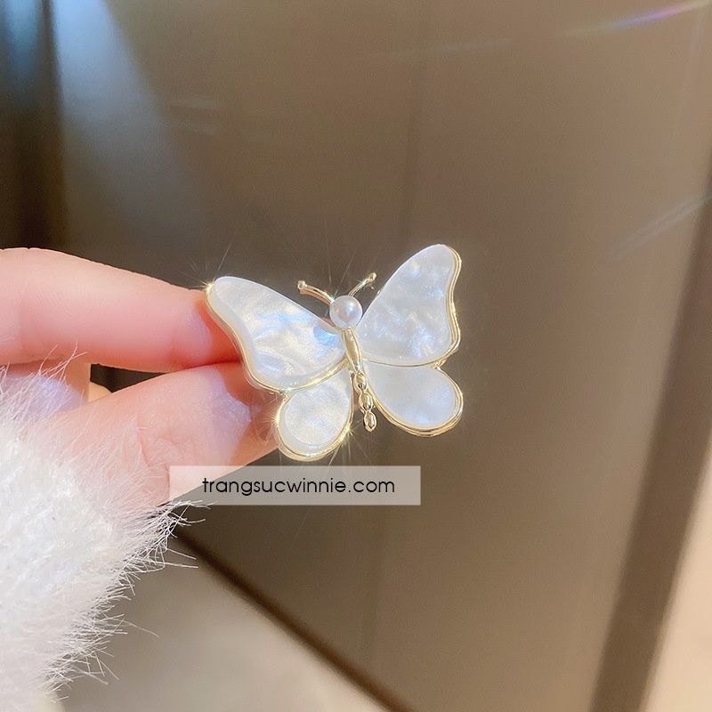 Cài áo Bướm xà cừ