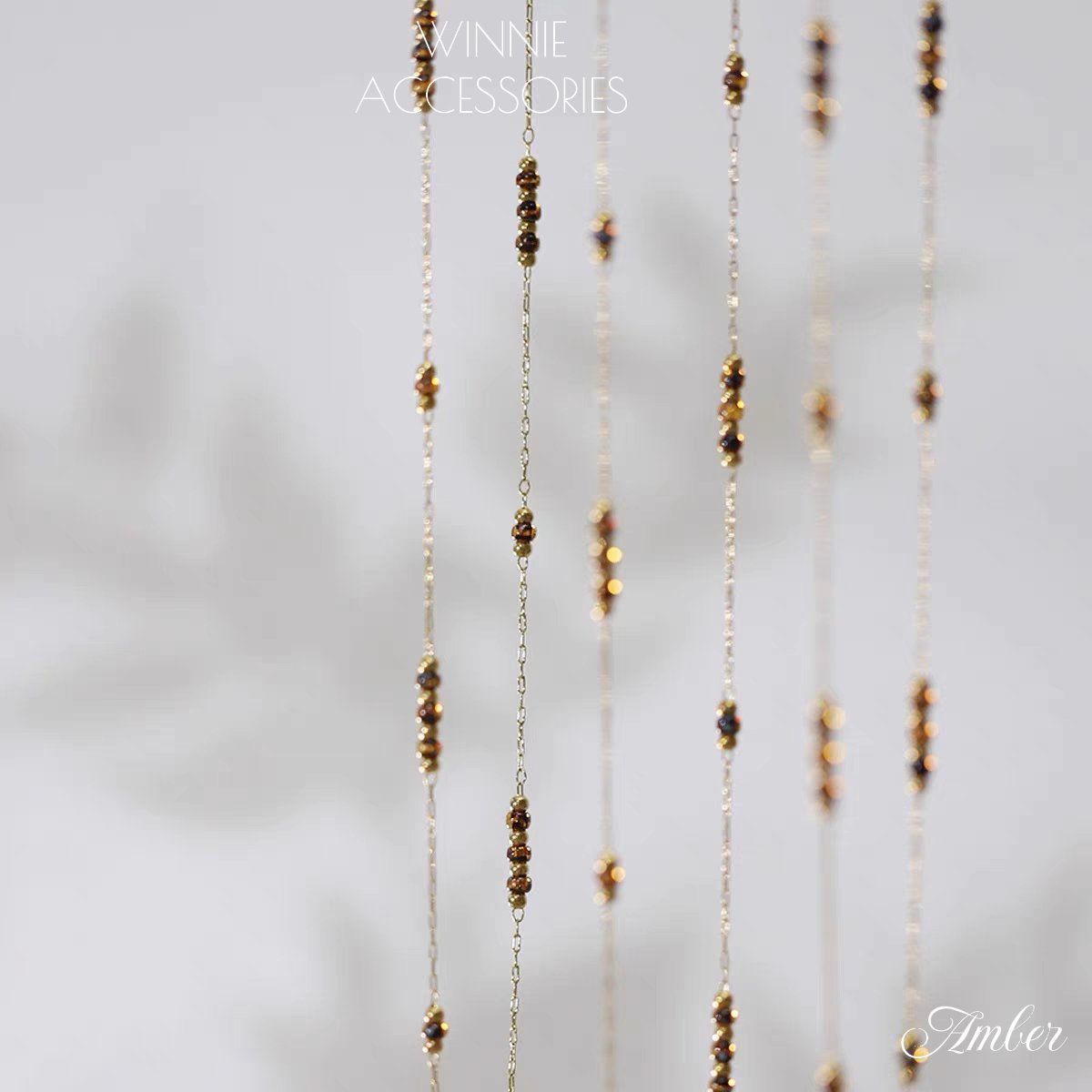 Dây chuyền Titan Amber