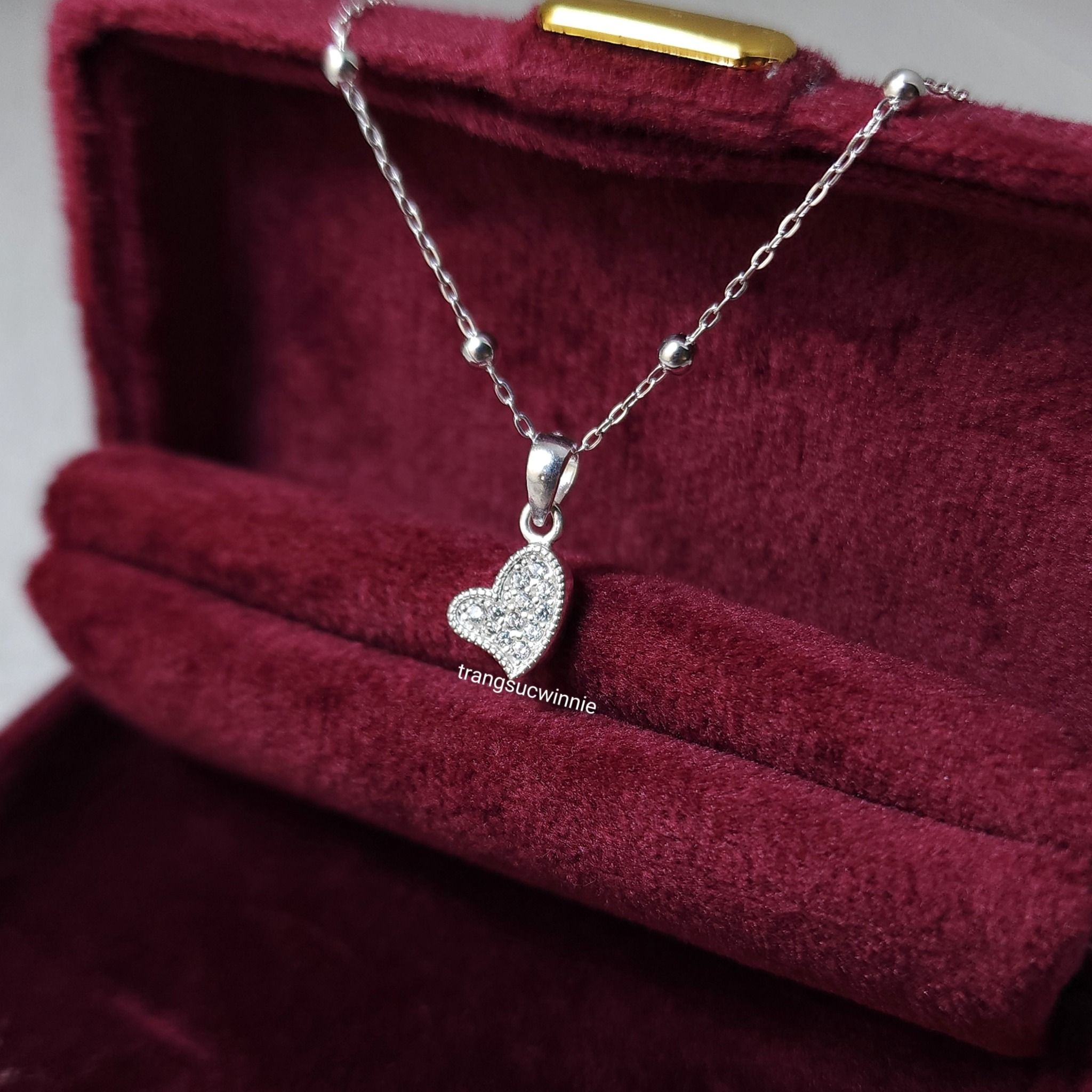 Charm Bạc S925 Jenny heart