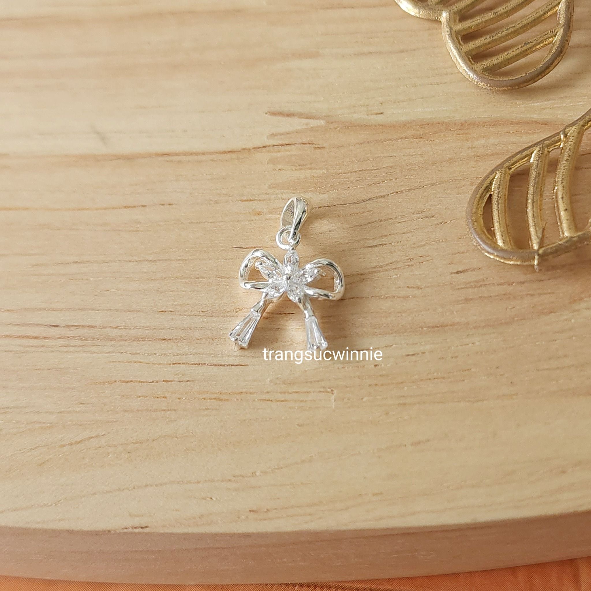 Charm Bạc S925 Ribbon