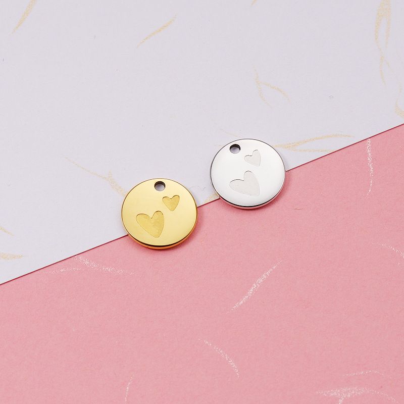 Charm titan Be You Circle 2 heart