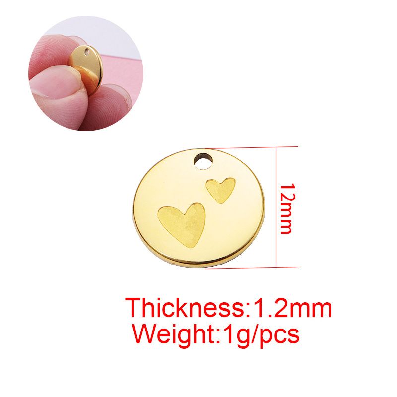 Charm titan Be You Circle 2 heart