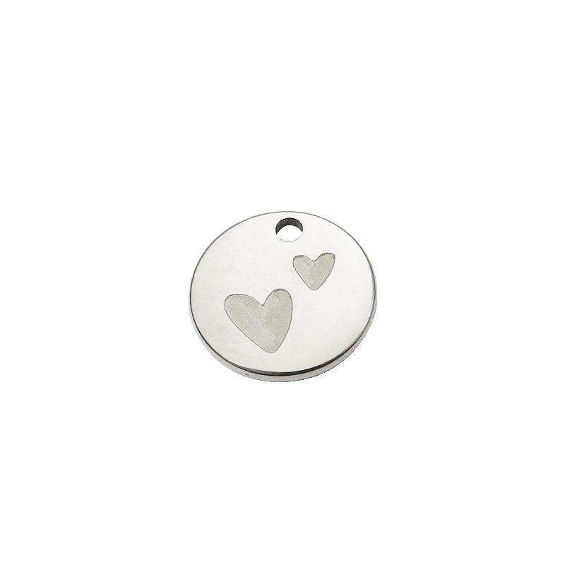 Charm titan Be You Circle 2 heart