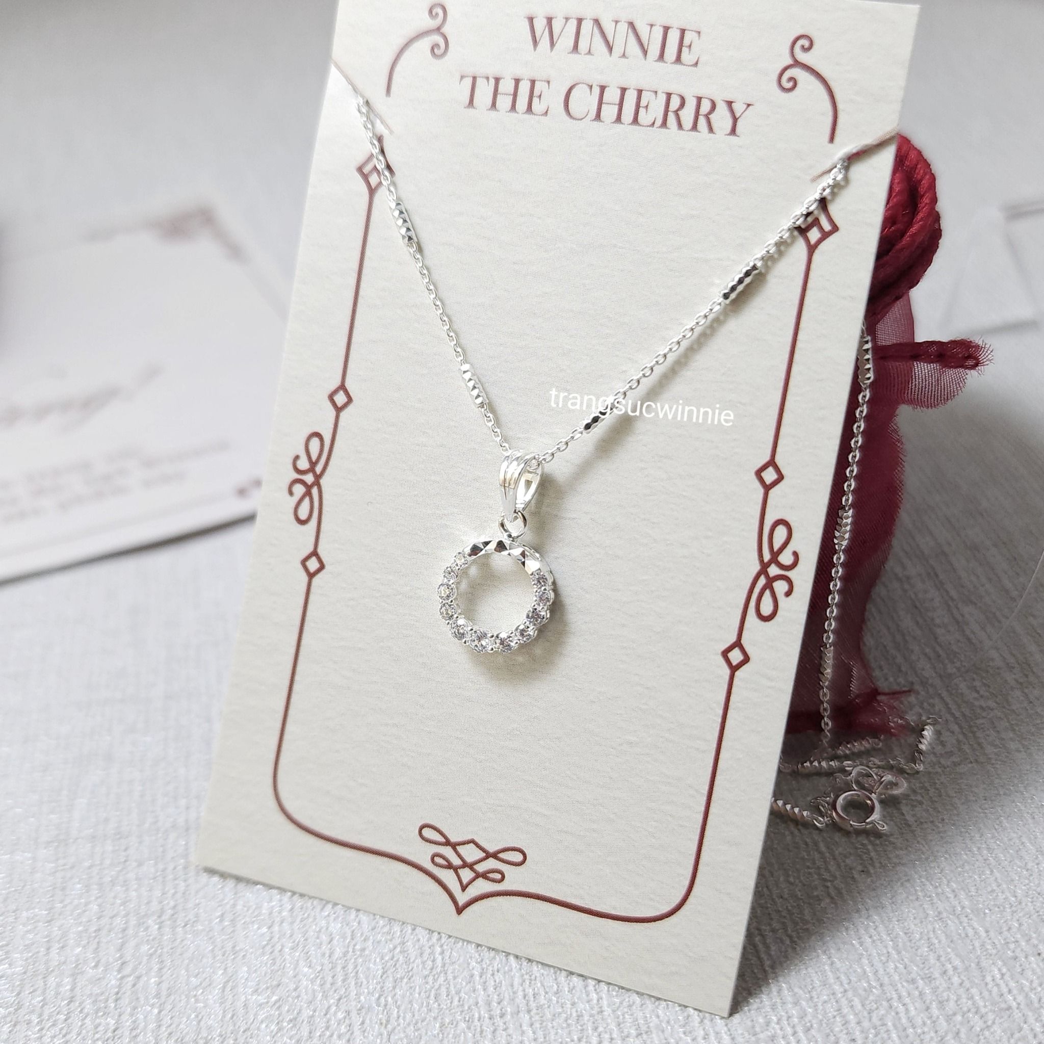 Charm Bạc S925 Circle twin