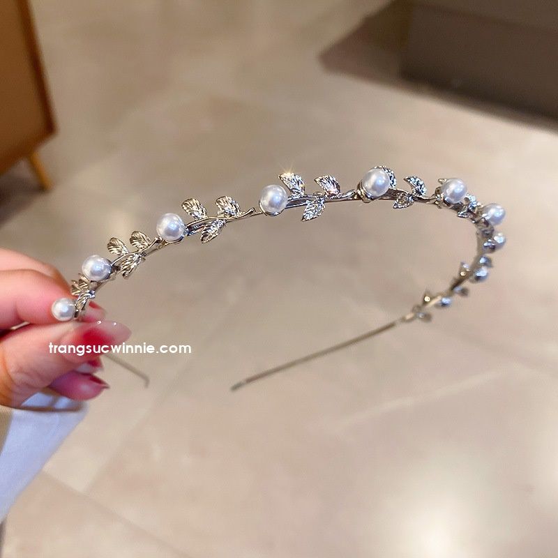 Cài tóc Lá bạc
