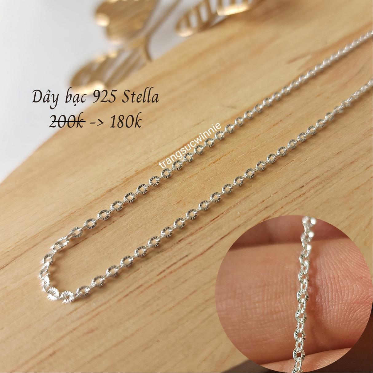Dây chuyền Bạc S925 Stella