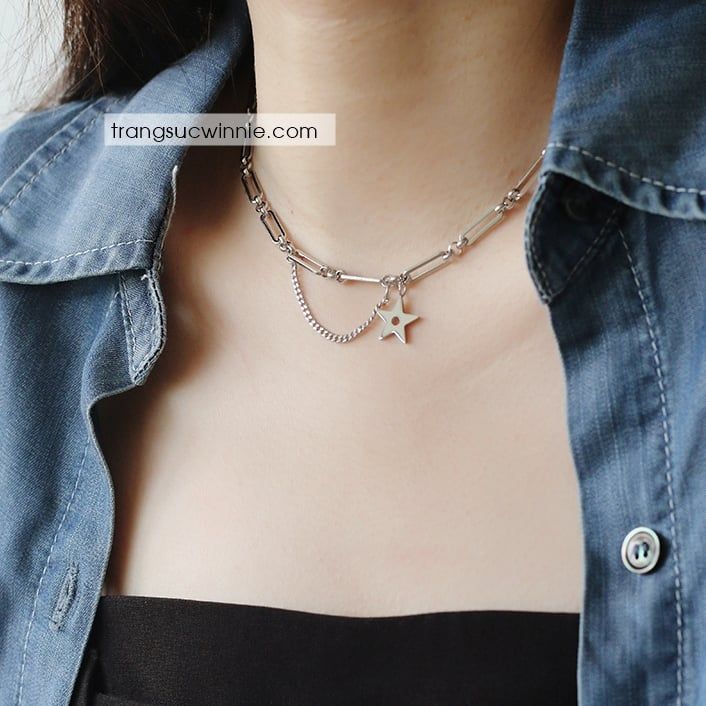 Dây chuyền titan BF Star