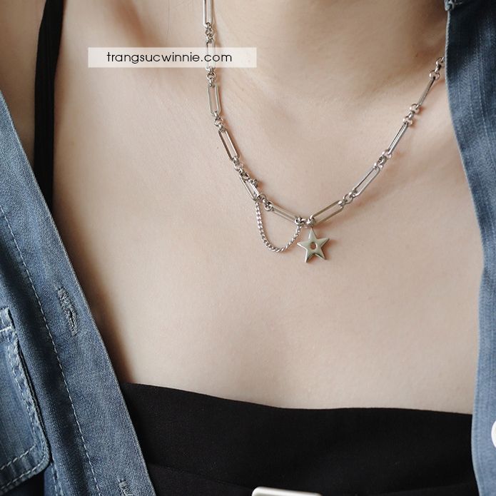 Dây chuyền titan BF Star