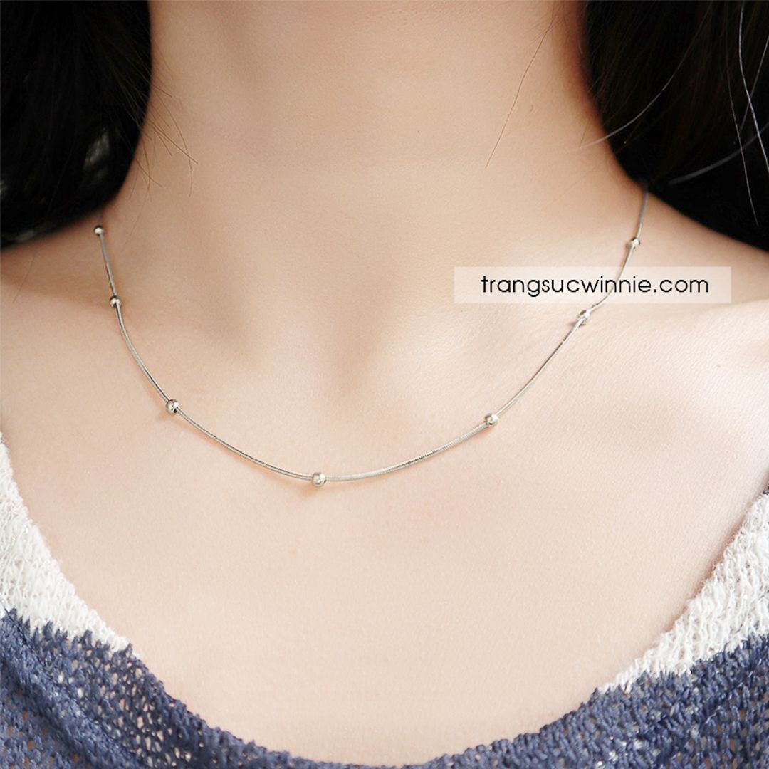 Dây chuyền titan bi