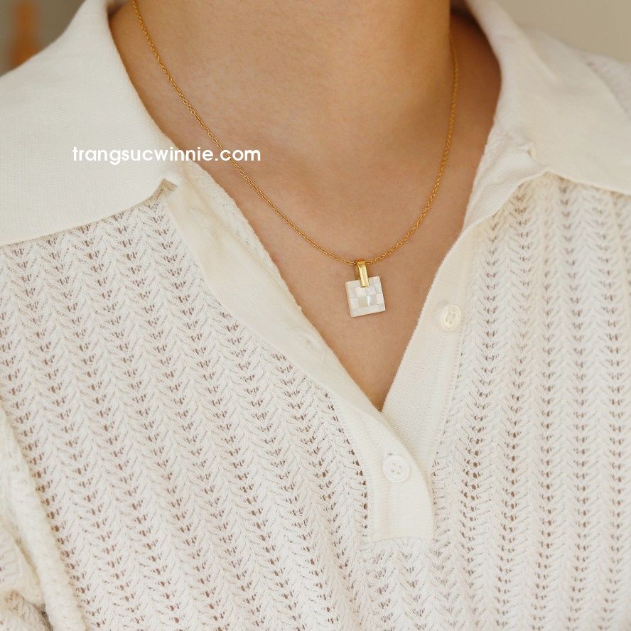 Dây chuyền titan Caro nacre