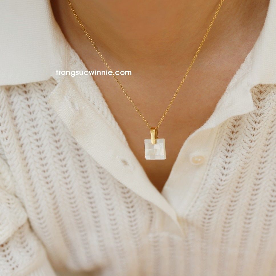 Dây chuyền titan Caro nacre