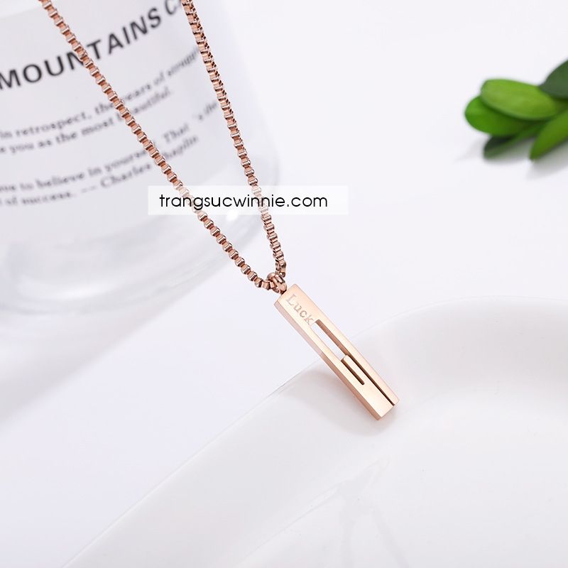 Dây chuyền titan Chain luck