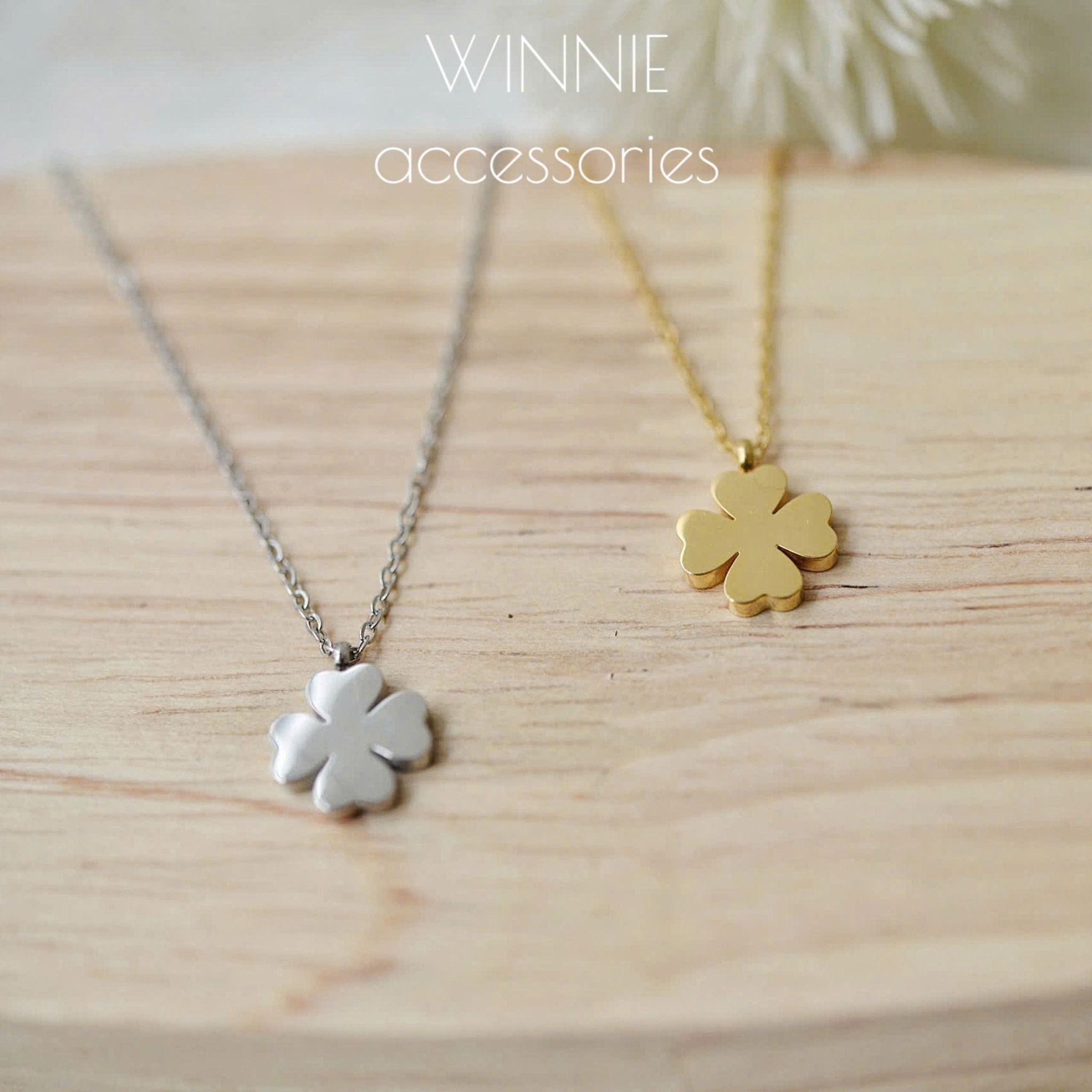 Dây chuyền titan Clover
