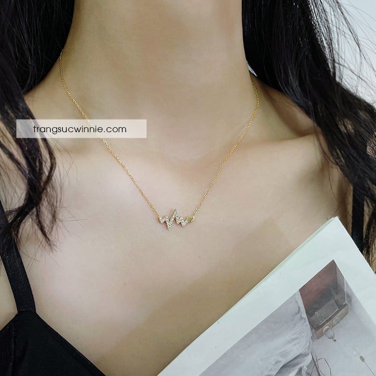 Dây chuyền titan Heartbeat VG