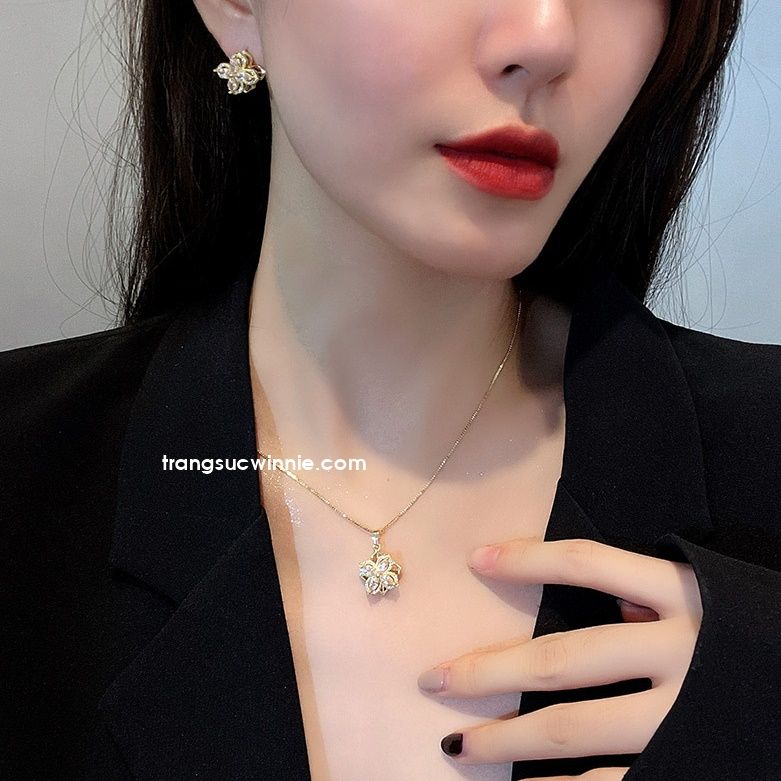 Dây chuyền titan Hoa xoay VG