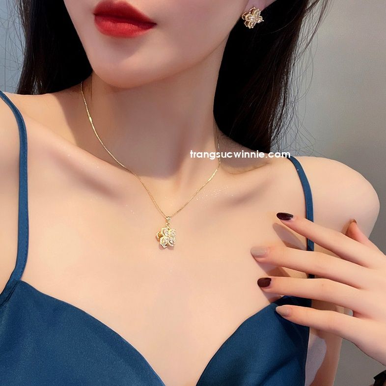 Dây chuyền titan Hoa xoay VG