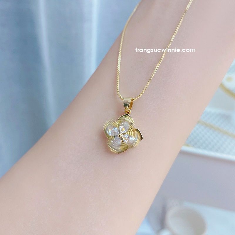 Dây chuyền titan Hoa xoay VG