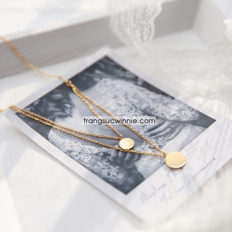 Dây chuyền titan Layer Gold