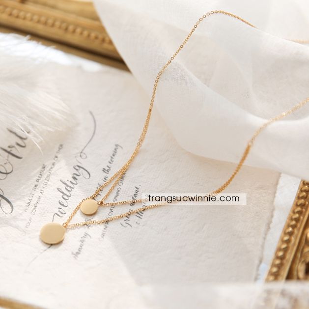 Dây chuyền titan Layer Gold