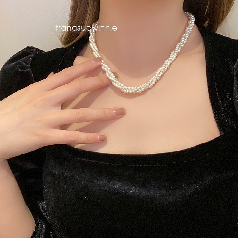 Dây chuyền Ngọc trai xoắn