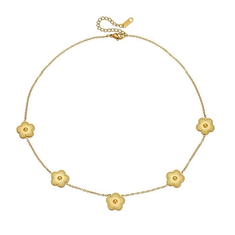 Dây chuyền titan Ngũ hoa 5
