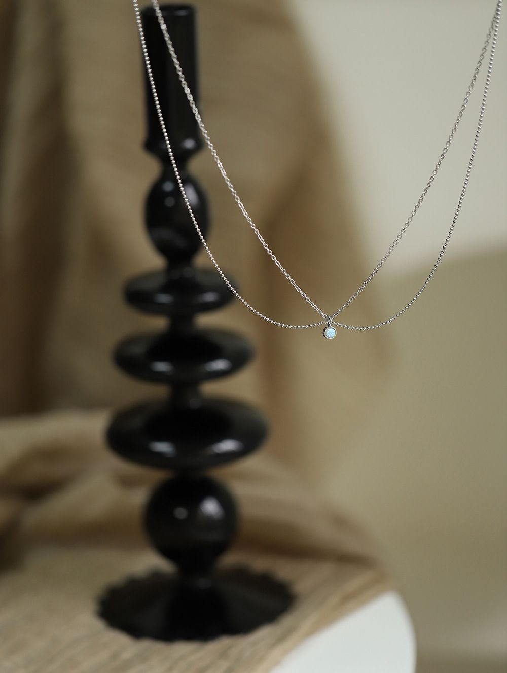 Dây chuyền Titan Opal Wing