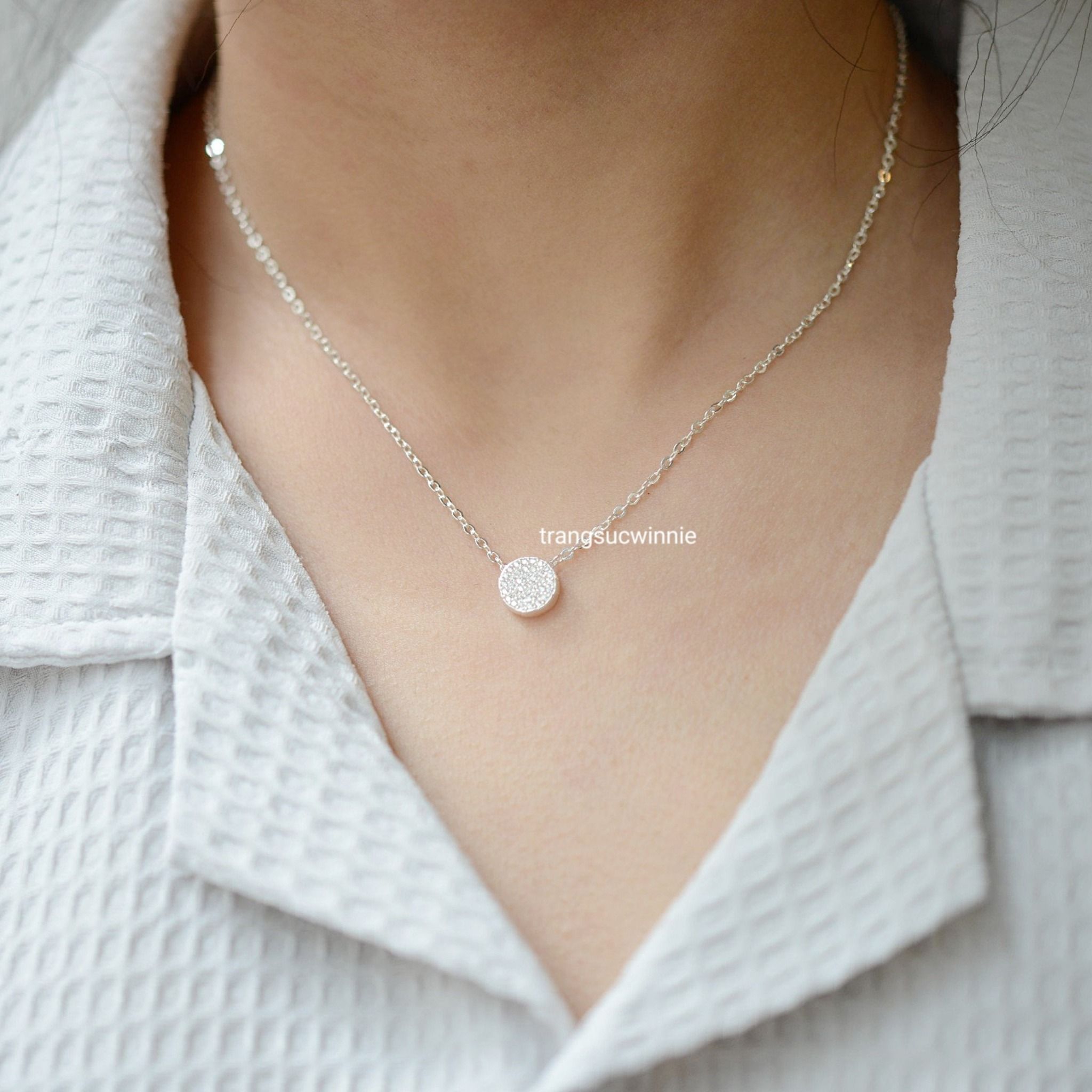 Dây chuyền Bạc S925 Simple circle