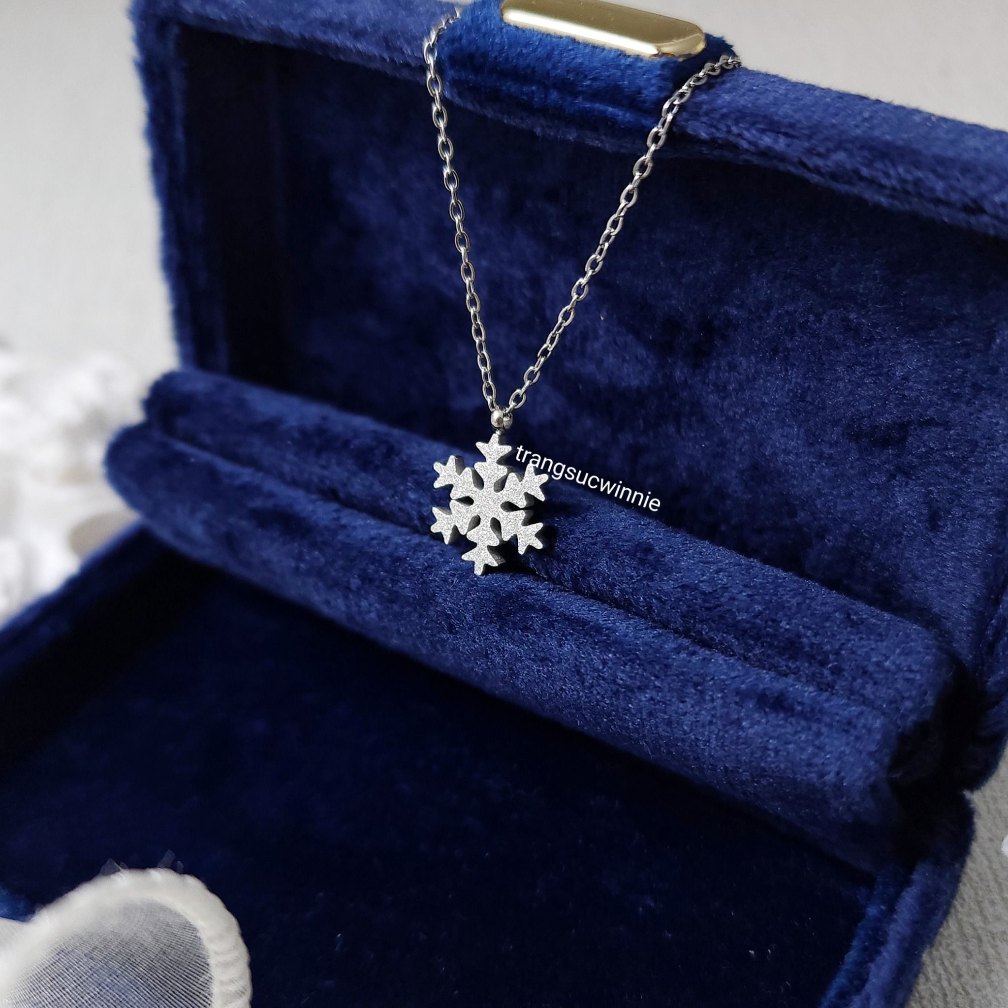 Dây chuyền Titan Snowflake