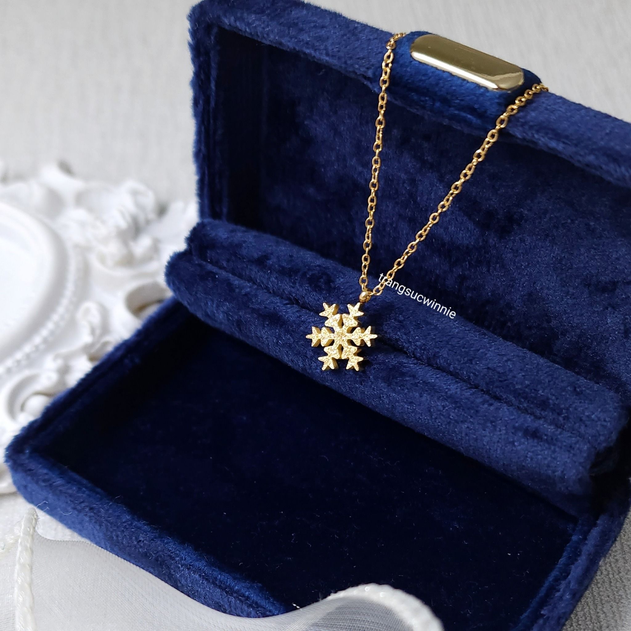 Dây chuyền Titan Snowflake