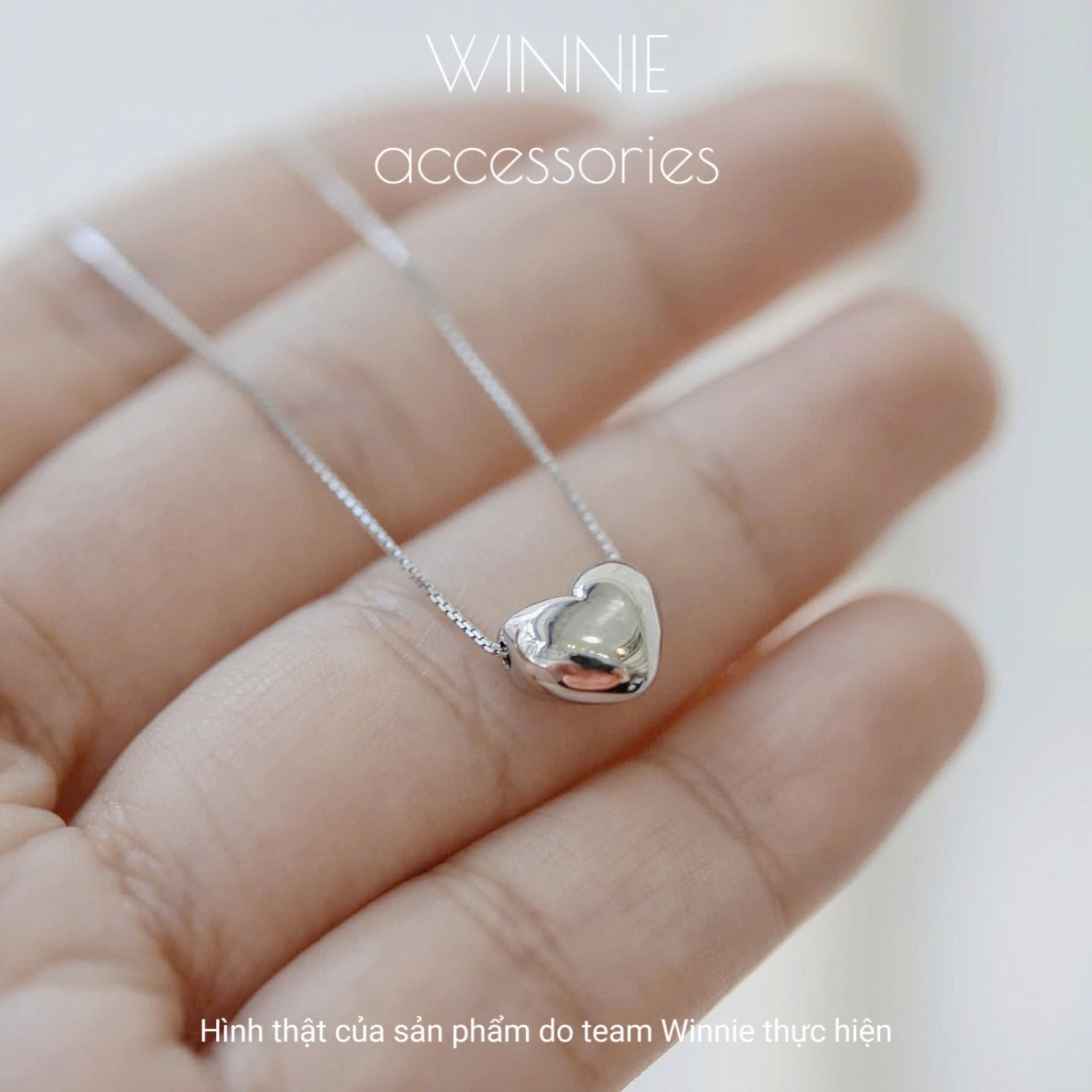 Dây chuyền Bạc S925 Tim Ú