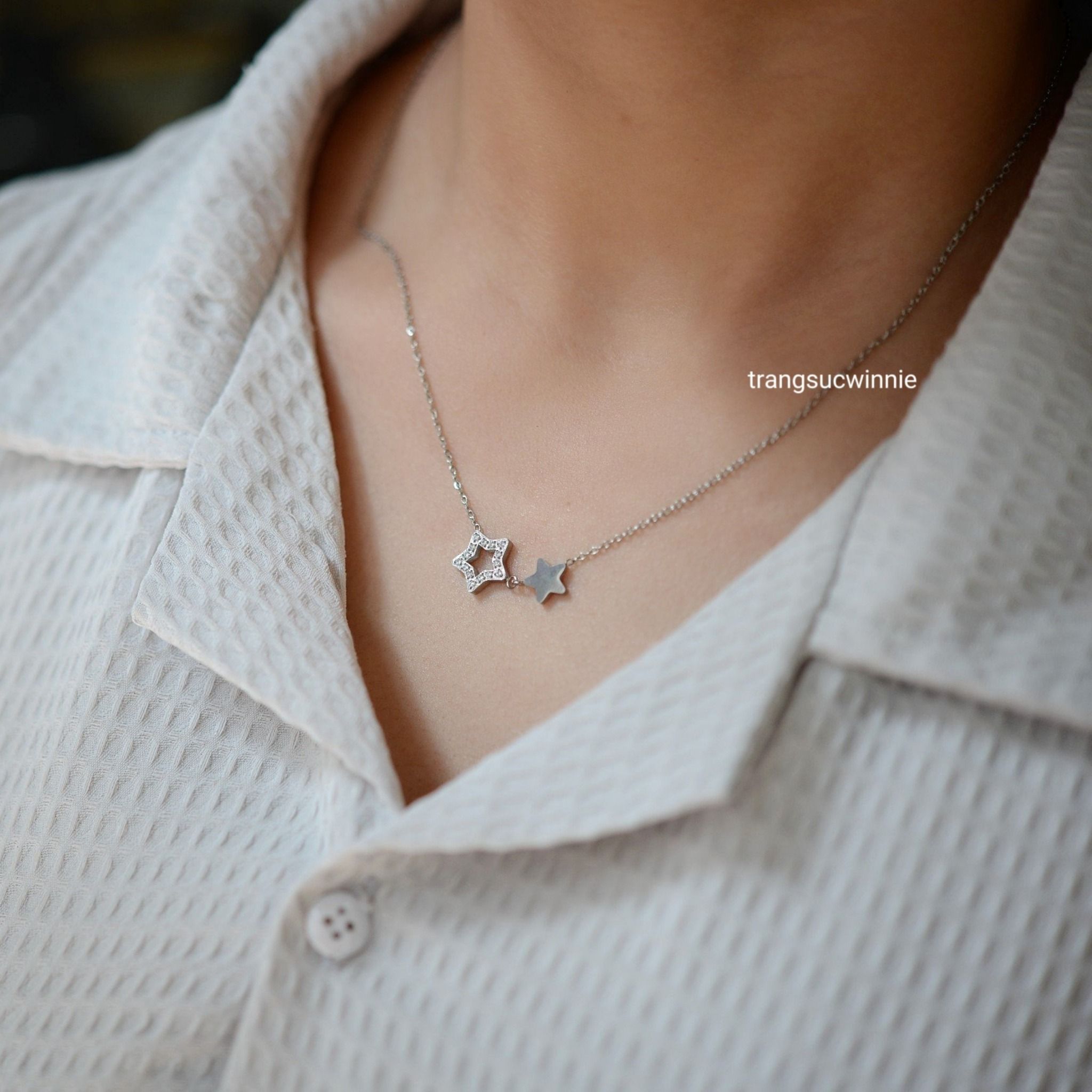 Dây chuyền Titan Twinkle star