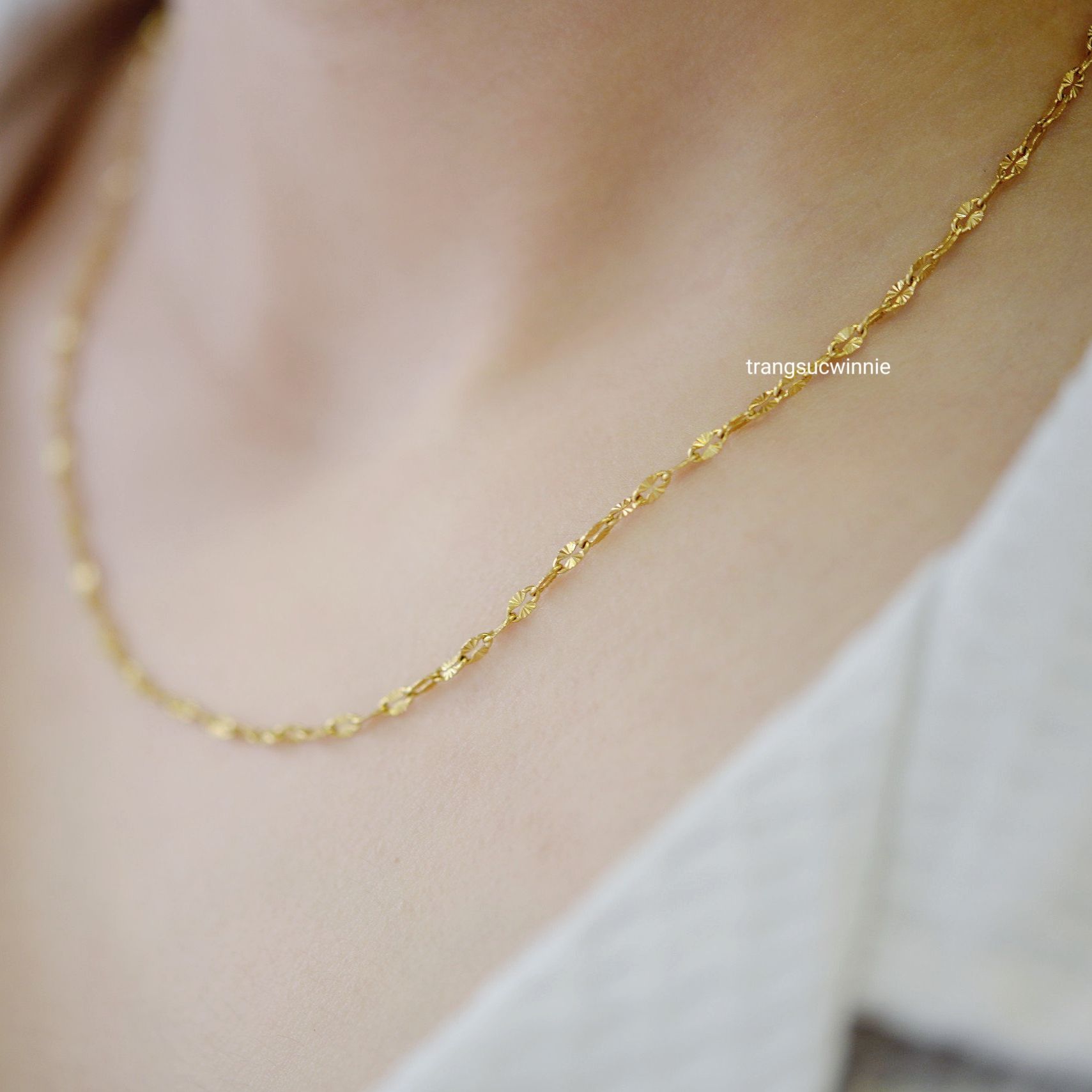 Dây chuyền titan Twist Stella