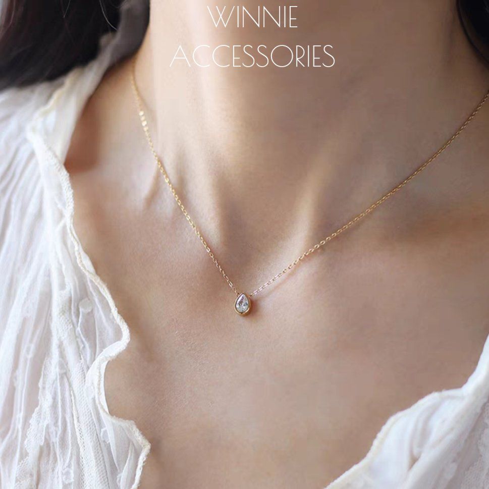 Dây chuyền Titan Pear Drop
