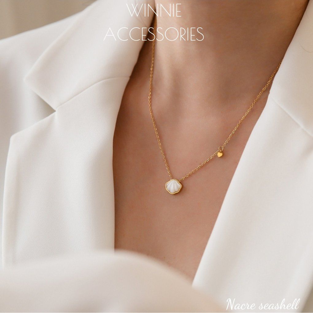 Dây chuyền Titan Nacre seashell