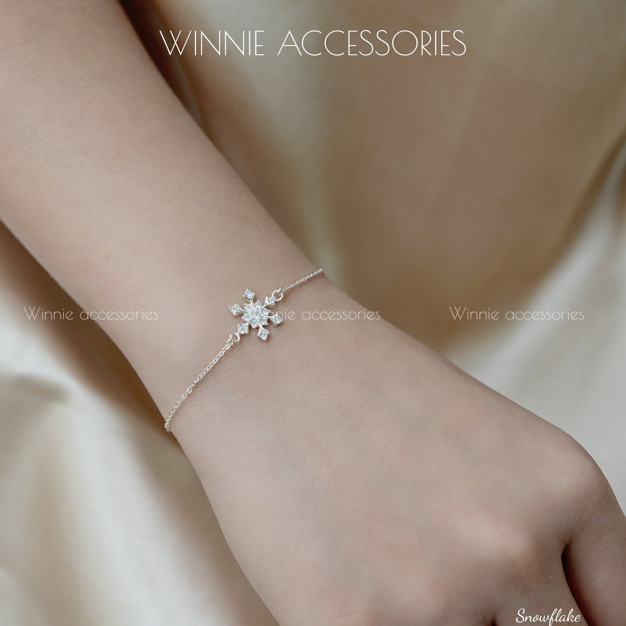 Lắc tay Bạc S925 Snowflake